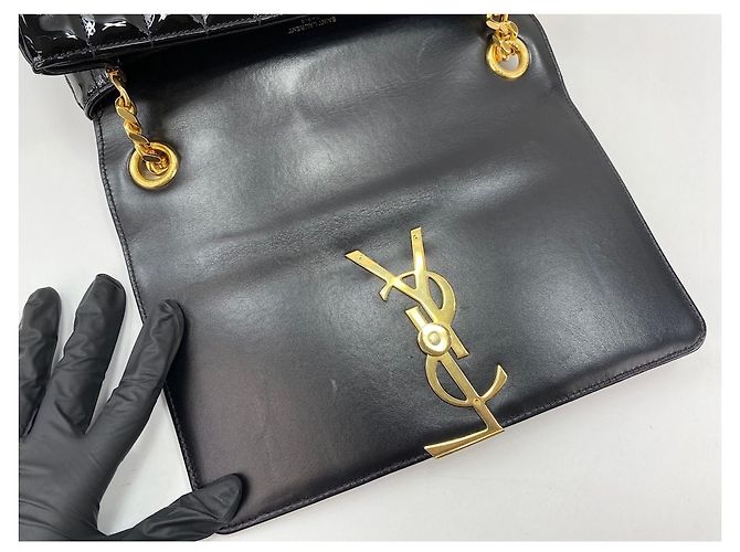 Borsa a Spalla Vicky Yves Saint Laurent Nero - vista 9