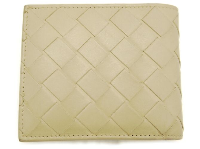 Cartera Bifold Intrecciato Bottega Veneta Beige - vista 2