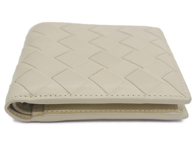 Cartera Bifold Intrecciato Bottega Veneta Beige - vista 3