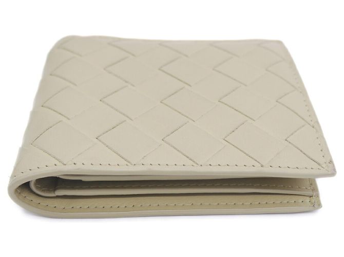 Cartera Bifold Intrecciato Bottega Veneta Beige - vista 4