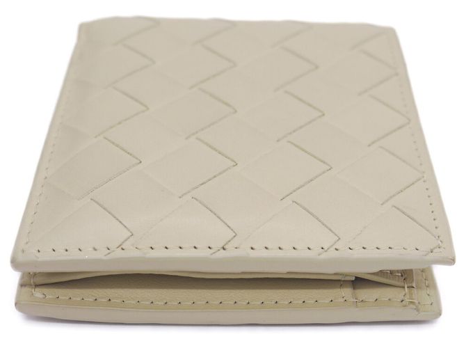 Cartera Bifold Intrecciato Bottega Veneta Beige - vista 5