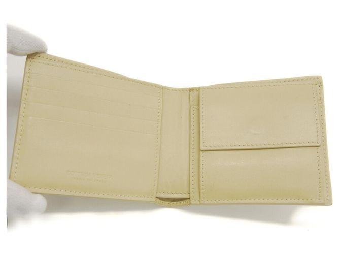 Cartera Bifold Intrecciato Bottega Veneta Beige - vista 6