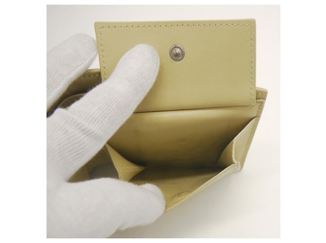 Cartera Bifold Intrecciato Bottega Veneta Beige - vista 7