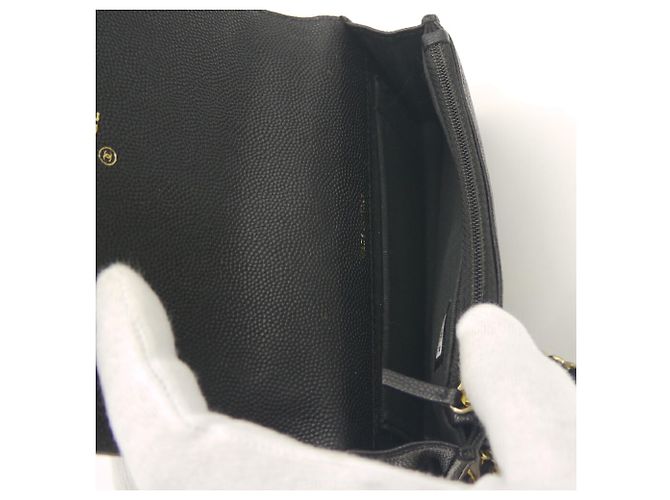 Timeless Bolso de hombro Chanel Matelassé Chain Clutch Negro - vista 10