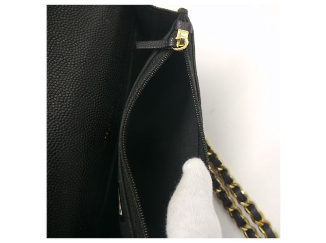 Timeless Bolso de hombro Chanel Matelassé Chain Clutch Negro - vista 11