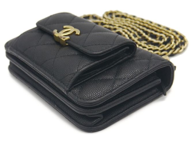 Timeless Bolso de hombro Chanel Matelassé Chain Clutch Negro - vista 4