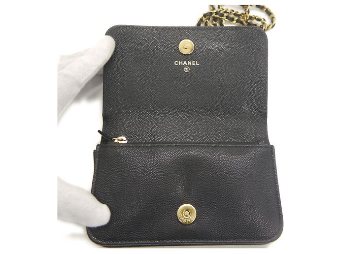 Timeless Bolso de hombro Chanel Matelassé Chain Clutch Negro - vista 9