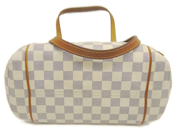 Borsa Tote Louis Vuitton Damier Azur Totally PM Bianco - vista 3