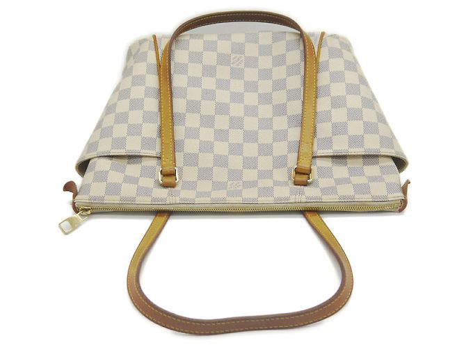 Borsa Tote Louis Vuitton Damier Azur Totally PM Bianco - vista 6