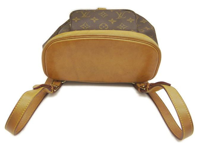 Zaino Louis Vuitton Montsouris MM Monogram Marrone - vista 3