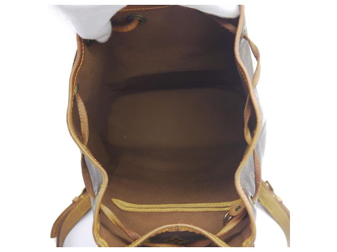 Zaino Louis Vuitton Montsouris MM Monogram Marrone - vista 8