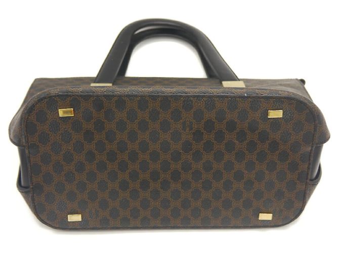 Céline Celine Tote Bag Macadam Muster MC97/2 Braun - Ansicht 3