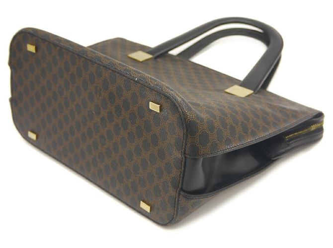 Céline Celine Tote Bag Macadam Muster MC97/2 Braun - Ansicht 4