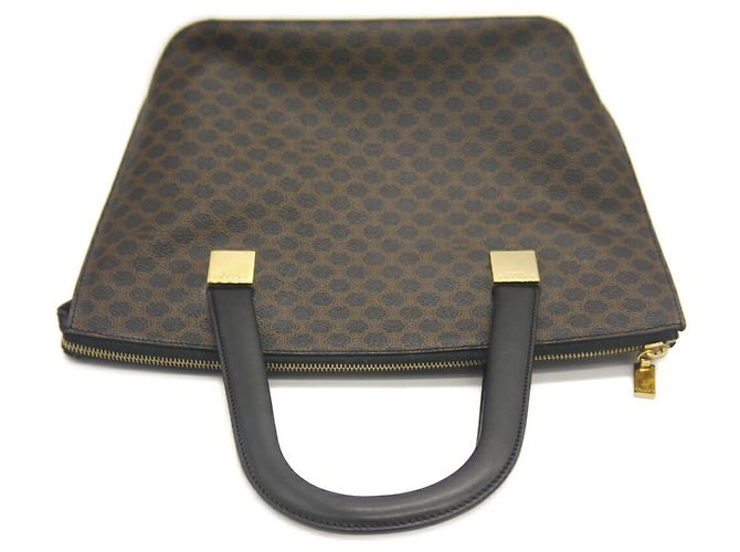 Céline Celine Tote Bag Macadam Muster MC97/2 Braun - Ansicht 6