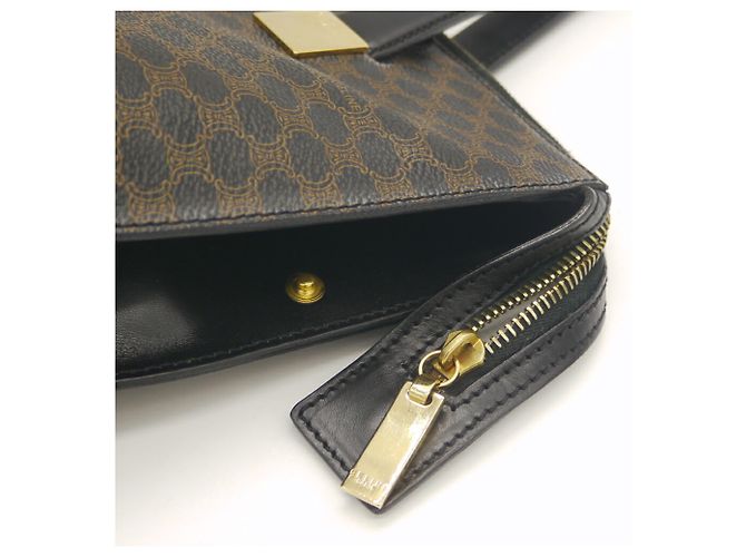 Céline Celine Tote Bag Macadam Muster MC97/2 Braun - Ansicht 7