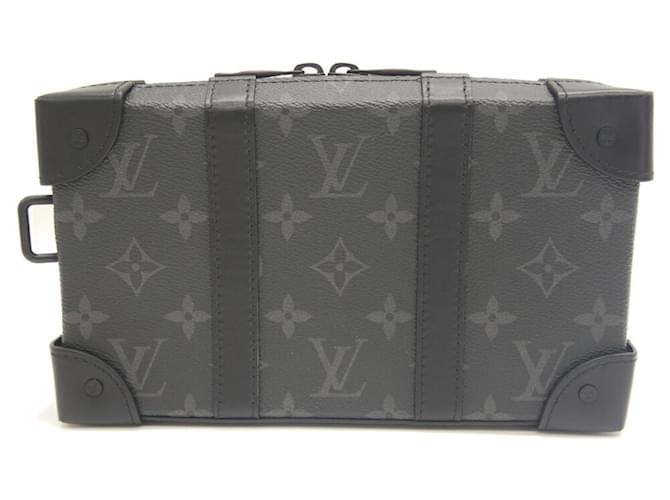 Louis Vuitton Soft Trunk Wallet Monogram Eclipse Schultertasche Schwarz - Ansicht 2