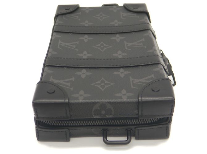 Louis Vuitton Soft Trunk Wallet Monogram Eclipse Schultertasche Schwarz - Ansicht 4