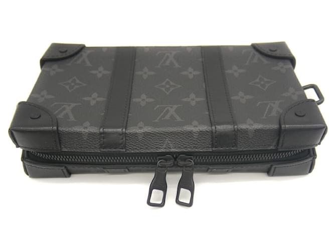 Louis Vuitton Soft Trunk Wallet Monogram Eclipse Schultertasche Schwarz - Ansicht 6