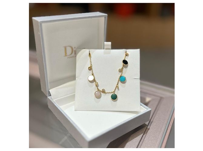 Bracciale Rose des Vents Colorful Star Compass Dior Nero Rosa Bianco Verde Giallo Turchese - vista 2