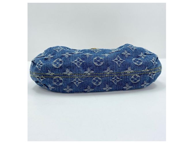 Borsa a Spalla Louis Vuitton Mini Pleaty Blu - vista 5