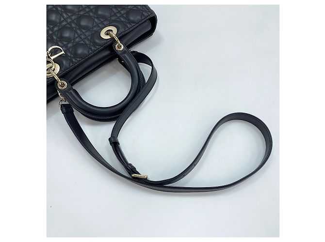 Borsa Christian Dior Lady Large 2-Way Nero - vista 10