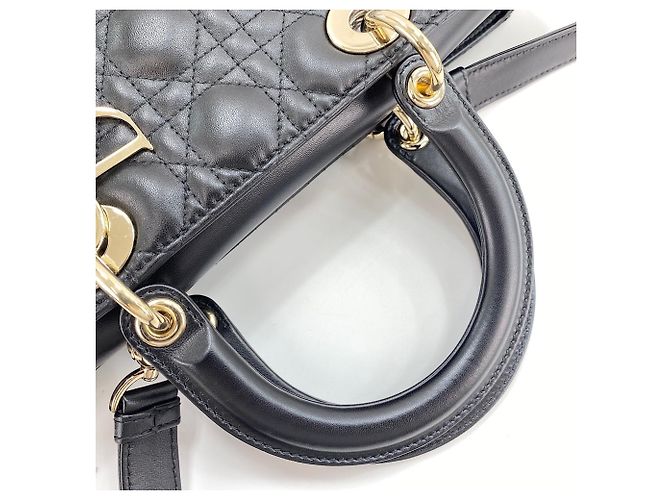 Borsa Christian Dior Lady Large 2-Way Nero - vista 11