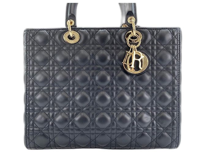 Borsa Christian Dior Lady Large 2-Way Nero - vista 2
