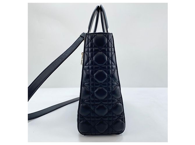 Borsa Christian Dior Lady Large 2-Way Nero - vista 5