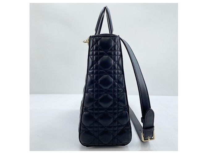 Borsa Christian Dior Lady Large 2-Way Nero - vista 6