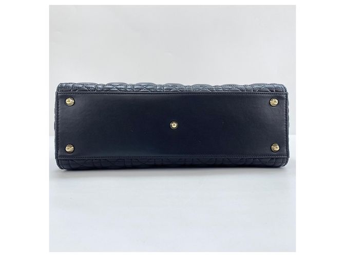 Borsa Christian Dior Lady Large 2-Way Nero - vista 7