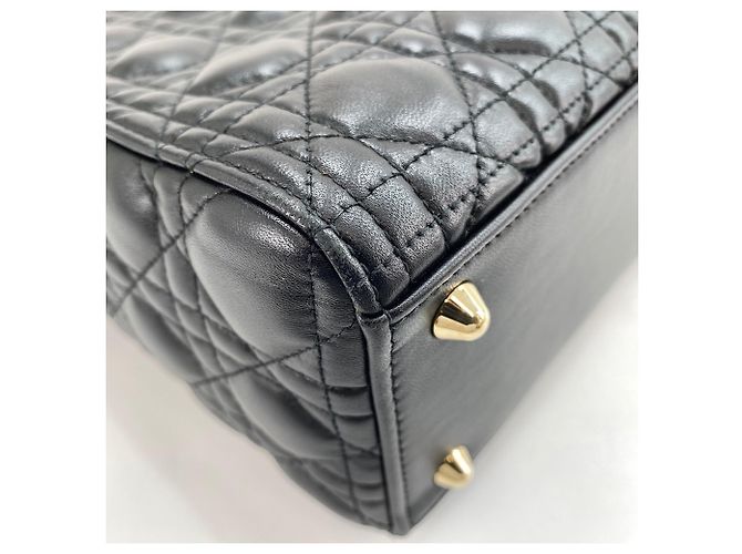 Borsa Christian Dior Lady Large 2-Way Nero - vista 8