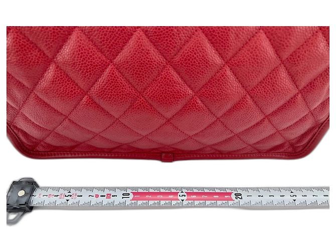 Borsa a Spalla Chanel French Riviera Rosso - vista 3
