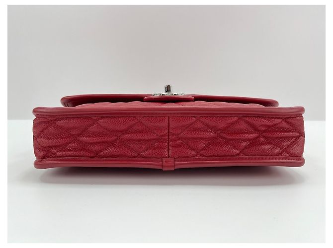 Borsa a Spalla Chanel French Riviera Rosso - vista 6