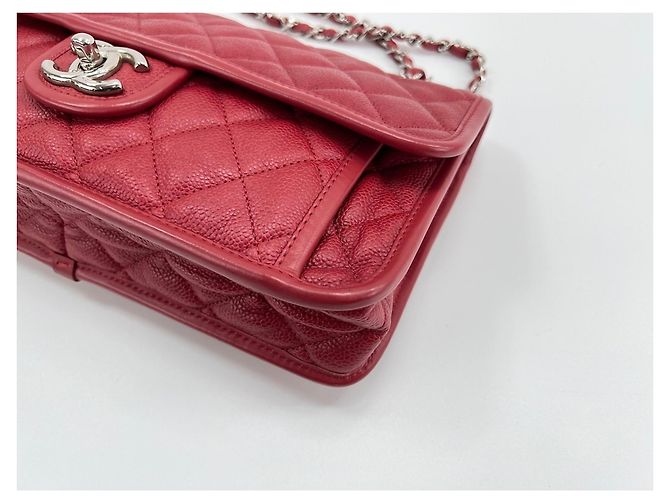 Borsa a Spalla Chanel French Riviera Rosso - vista 7