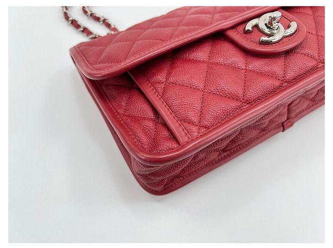 Borsa a Spalla Chanel French Riviera Rosso - vista 8