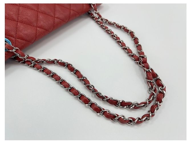 Borsa a Spalla Chanel French Riviera Rosso - vista 9