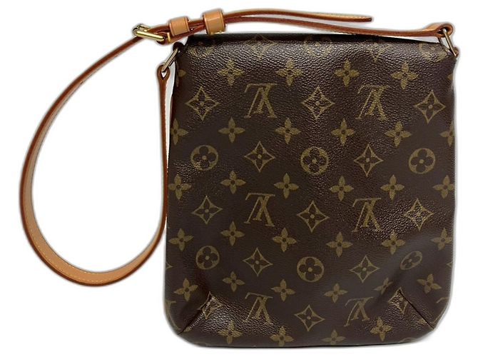 Borsa a Spalla Louis Vuitton Musette Salsa Marrone - vista 2