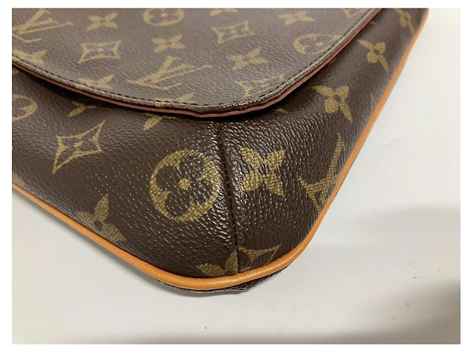 Borsa a Spalla Louis Vuitton Musette Salsa Marrone - vista 6