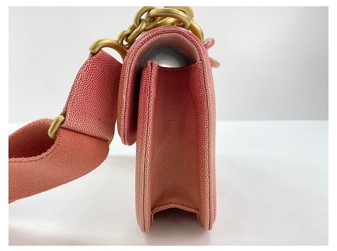 Borsa a tracolla Chanel Matelassé rosa - vista 5
