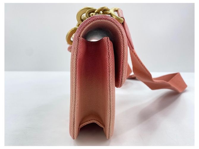 Borsa a tracolla Chanel Matelassé rosa - vista 6