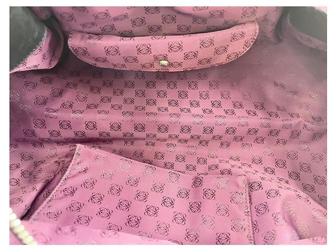 Borsa Loewe Nappa Aire in verde smalto - vista 10
