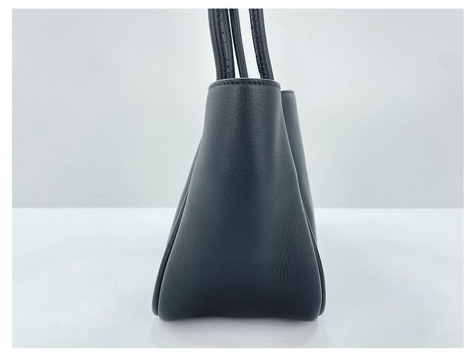 Borsa Tote in pelle nera Prada Nero - vista 6