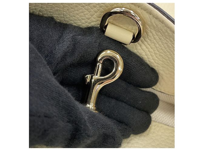 Gucci Interlocking G Soho Chain Leder Tote Bag Roh - Ansicht 12
