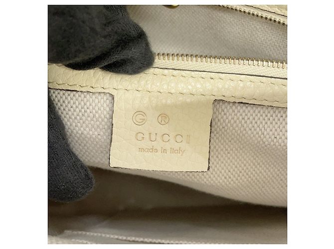 Gucci Interlocking G Soho Chain Leder Tote Bag Roh - Ansicht 15