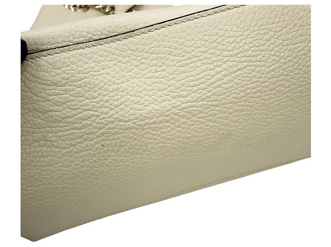 Gucci Interlocking G Soho Chain Leder Tote Bag Roh - Ansicht 8