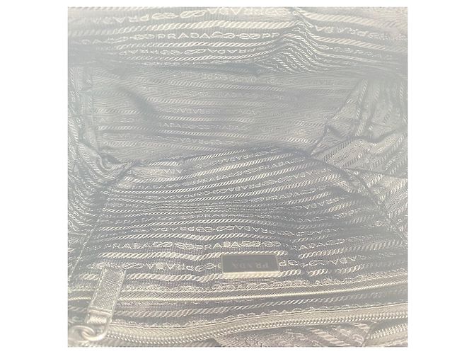 Zaino Prada Heart in nylon nero - vista 10