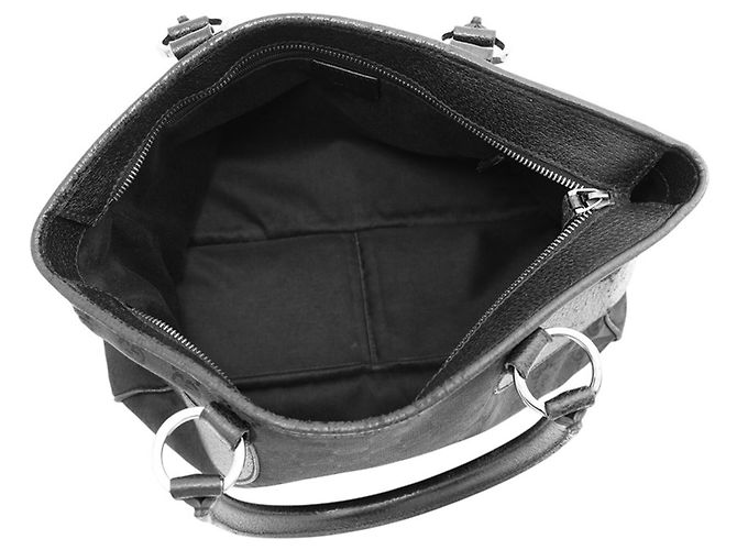 Borsa Tote Gucci in tela GG nera Nero - vista 5
