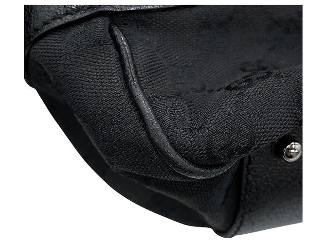 Borsa Tote Gucci in tela GG nera Nero - vista 6