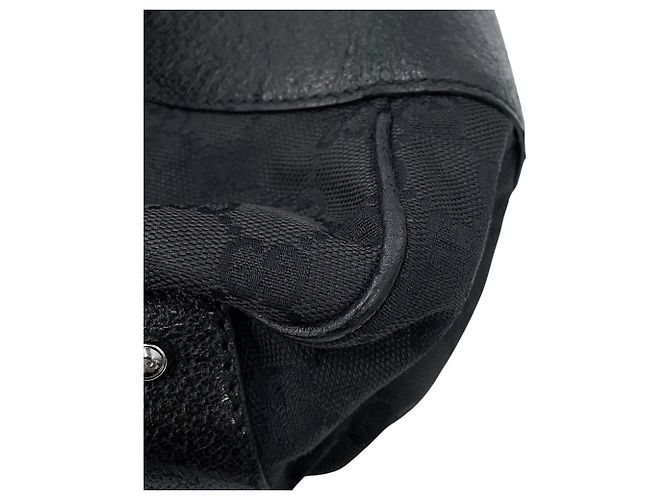 Borsa Tote Gucci in tela GG nera Nero - vista 7