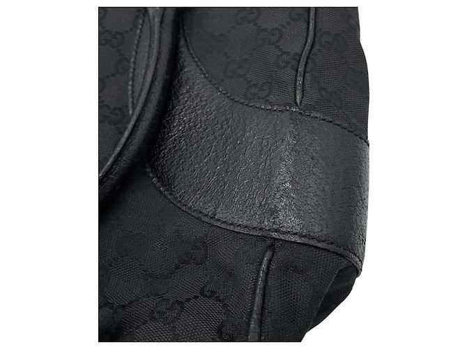 Borsa Tote Gucci in tela GG nera Nero - vista 8